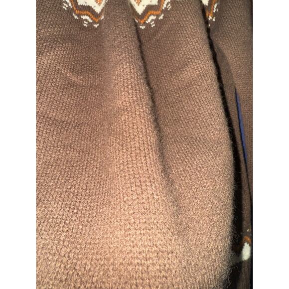 Cozy Cabin Sweaters Fair Isle Pumpkin Sweater Women's XXL Wool Bend Warm Fall - Picture 5 of 9